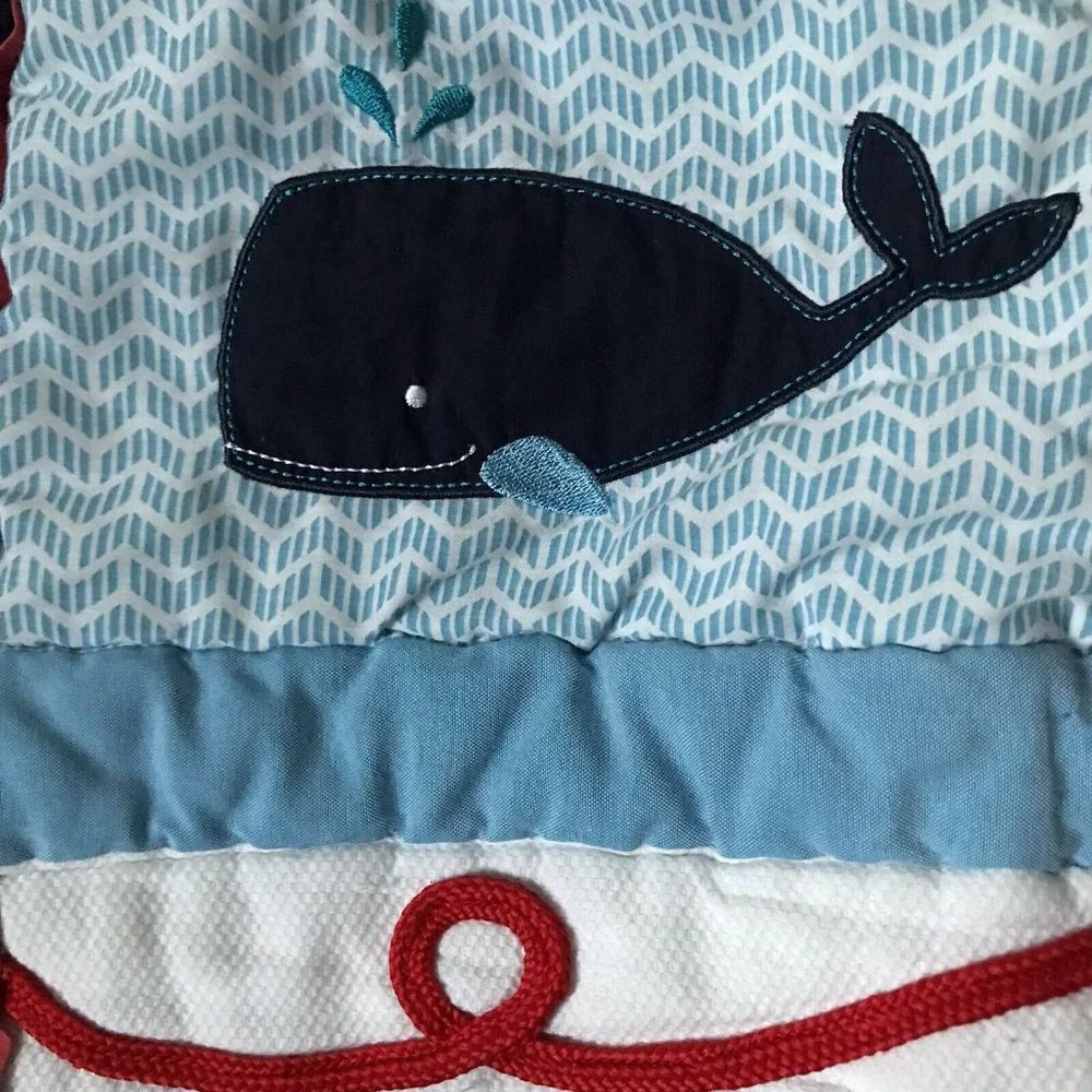 NAUTICA KIDS Whale of‎ a Tale Nursery Crib Bedding